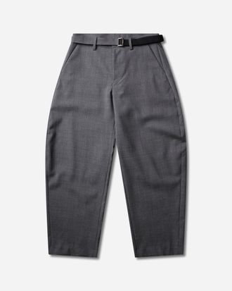 sacai Men s Suiting Pants Grey