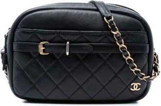 Chanel Borsa a tracolla con fibbia Pre-owned - - Pre-owned - Donna - Nero - ONE SIZE