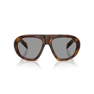 Prada 0pr C05s Oversized Tortoiseshell Aviator Sunglasses