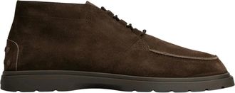 Tod's Suede Desert Boots - male - Tods - Lace-up Boots - Brown - 9 1/2 UK - Shoes