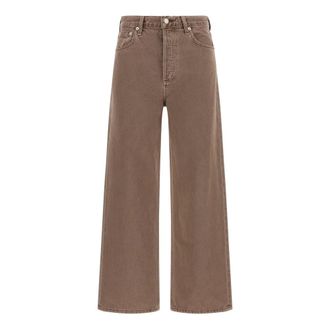 A Gold E Dames, Jeans, Beige, Maat: W28 Katoen