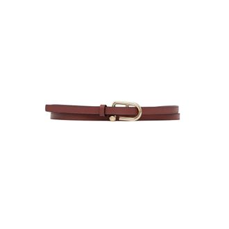 Furla Accessoires, Dames, Rood, ONE Size, Leer, Leren Riem