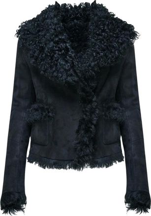 VSP Filipa Shearling Jacket - Jackets - Mujer - Negro - L