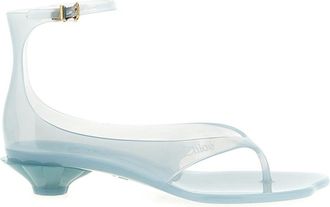 Chlo&eacute; Light Blue Ankle Strap Sandals