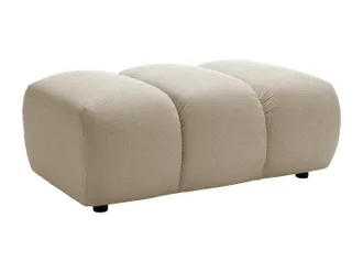 Vente-Unique Pouf In Tessuto Beige - Fridora