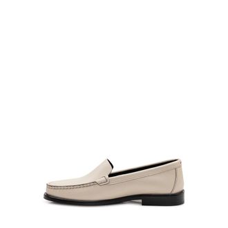 Aeyde Loafers, female, Beige, Size: 10 US Arthur Apron Loafers