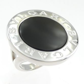 Bulgari Bvlgari Bvlgari White Gold (18K) Band Ring (Pre-Owned)