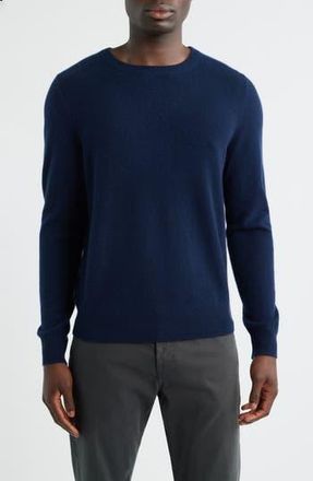 Nordstrom Cashmere Crewneck Sweater in Navy Night at Nordstrom Rack, Size Medium