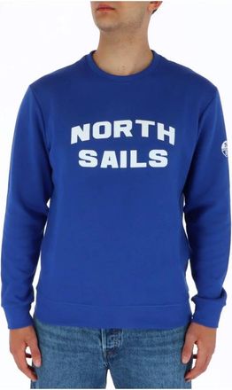 North Sails Crew Neck Sweatshirt Classic - Heren - Sweatshirts - Blauw - M - Katoen - Hoodies & sweatvesten