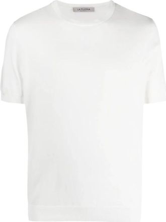 La Fileria T-shirt Fileria - Heren - Ronde hals truien - Wit - 3XL - Katoen - Truien & Vesten