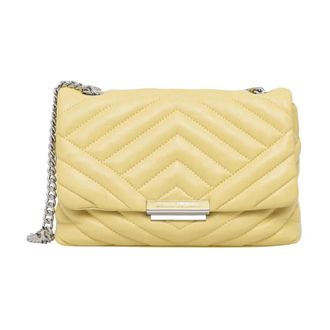 A|X Armani Exchange Tassen, Dames, Geel, ONE Size, Polyester, Gewatteerde Schoudertas