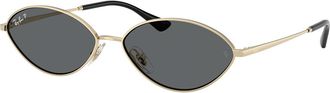 Ray-Ban RB3757 Kai Polarized 921381 Mens Sunglasses Gold Size 56