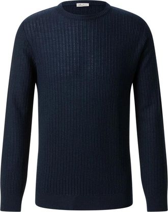 Stenstr&ouml;ms Ronde hals knitwear - Heren - Ronde hals truien - Blauw - XL - Wol - Truien & Vesten