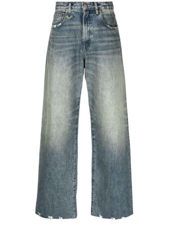 R13 Darcy high-rise wide-leg jeans - Blue