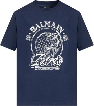Balmain T-shirts en polos - Heren - T-shirts - Blauw - 2XL - Tops