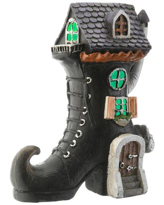 National Tree Company Discontinued National Tree Company 6 Witchs Boot Haunted House With Led Light