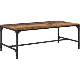 vidaXL Coffee Table Old Wood 100 x 50 x 35 cm Engineered Wood vidaXL