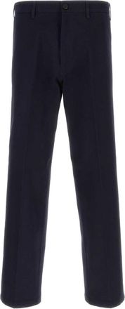 Prada Dark blue cotton chino pant
