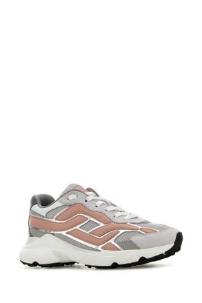 Tod's Leather And Mesh Colorblock Sneaker - Multicolor