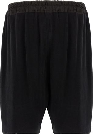 Rick Owens Low-Crotch Cotton Bermuda Shorts - Black