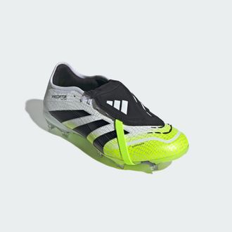 adidas adidas Performance Unisex Predator Pro Fold-Over Tongue Firm Ground Boots - White/Multicolour - Size UK 10.5