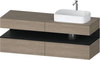 Duravit Qatego Consola Mueble Bajo Lavabo, 2 Extensiones, 2 - Duravit