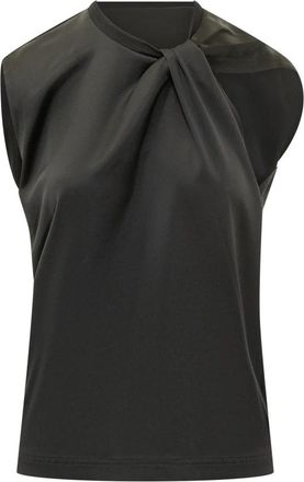 Pinko Smart Blusa Satin - Dames - Blouses - Zwart - S - Satijn - Overhemden