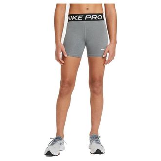 Nike Womens G NP DF 3IN Short Pants, Carbon Heather/White, 13-15 Years