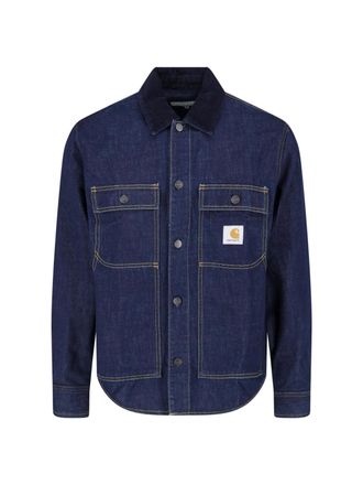 Carhartt Work in Progress Blue Oakland Shirt Cotton Denim Jacket