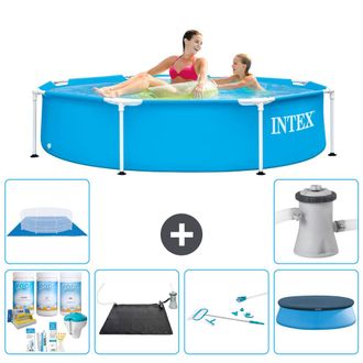 Intex Piscina Con Estructura Redonda - 244x51 Cm - 7-piezas S20388