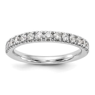 Diamond2Deal 14k Gold Lab Grown Diamond Wedding Band Ring 1/2Ct Clarity- VS Color- D-E