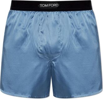 Tom Ford Heren, Ondergoed, Blauw, Maat: M Zijde