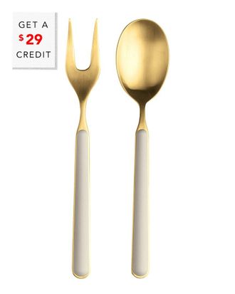 Mepra 2Pc Fantasia Ice Serving Set With $29 Credit