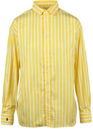 Polo Ralph Lauren Overhemden, Dames, Geel, S, Katoen, Shirts