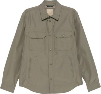 Woolrich Light Ramar Shirt Jacket - Heren - Zomerjassen - Groen - XL - Katoen - Jassen