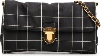 Prada Pre-owned Prada Tessuto Chain Crossbody Ladies 3AVE5T9D48MLT1PR