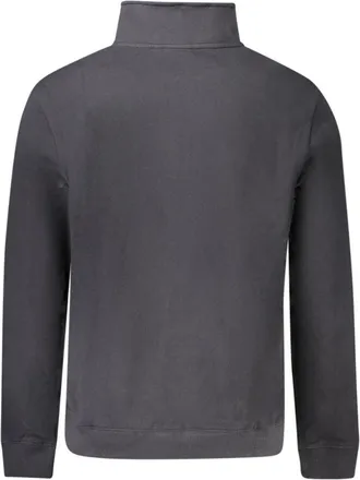 Napapijri Half-Zip Cotton Sweatshirt - Black