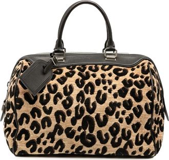 Louis Vuitton 2012 Stephen Sprouse Leopard Speedy 30 boston bag - Brown