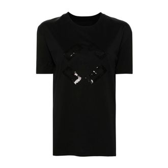 Givenchy T-Shirts, female, Black, S, Monogram 72 T-shirt