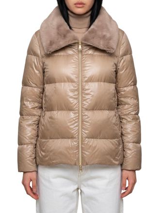 Herno Beige Quilted Jacket