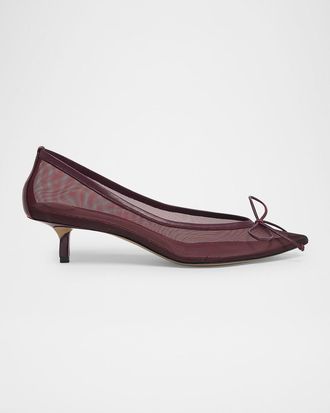 Jacquemus Les Escarpins Tourni Mesh Pumps