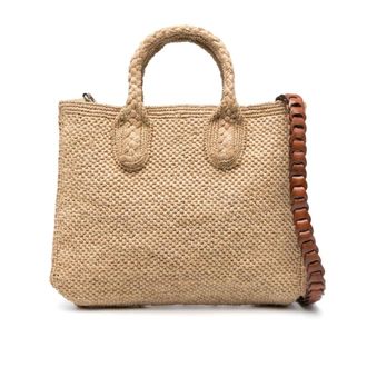 Ibeliv Tote Bags, female, Beige, Size: ONE SIZE Rary Tea Raffia Bag