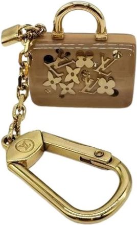 Louis Vuitton Pre-owned Sleutelhanger - Dames - Vintage Accessoires - Beige - ONE Size - Vintage