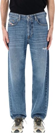 Diesel Blue Straight-leg Jeans
