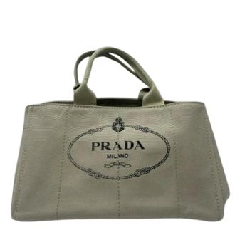 Prada Pre-owned Canapa Tote bag - Pre-owned - Mujer - Beige - ONE SIZE