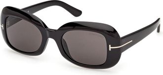 Tom Ford FT1347 PALOMA-02 01A Womens Sunglasses Black Size 51