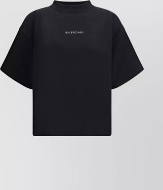 Balenciaga high neck t-shirt for contemporary style