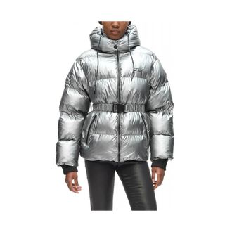 Karl Lagerfeld Dames, Jassen, Grijs, Maat: S Viscose