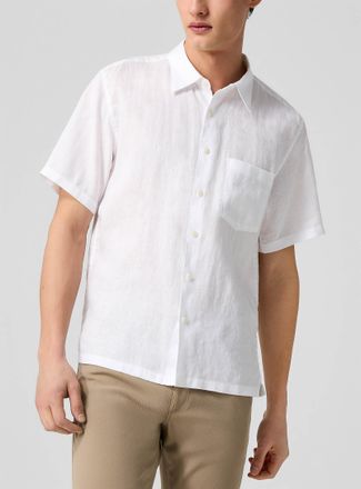 Theory Mens Irving pure linen shirt