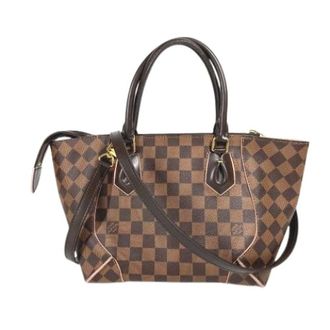 Louis Vuitton Pre-owned Damier Canvas Schoudertas - Dames - Pre-owned - Bruin - Maat: ONE Size Leer
